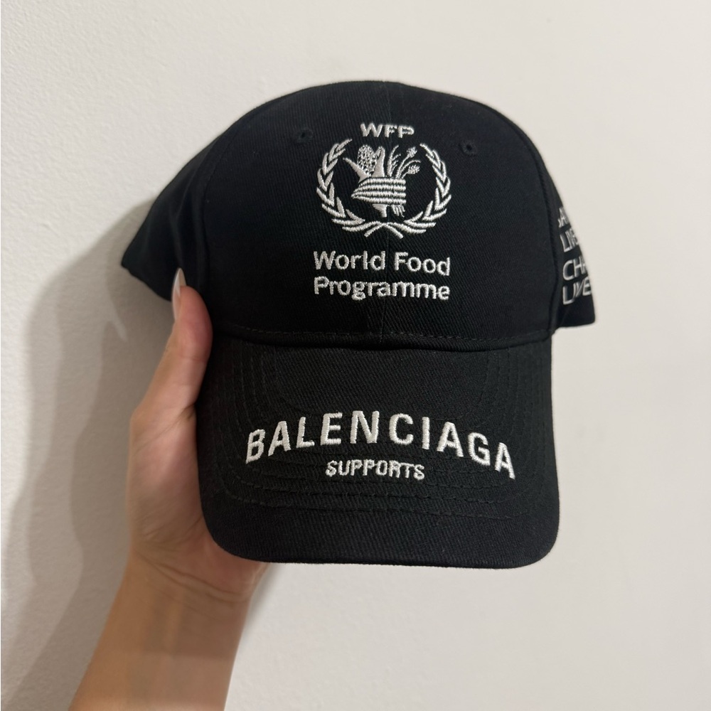 BALENCIAGA WORLD FOOD PROGRAMME CAP